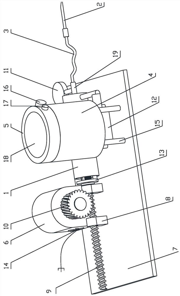 Contrast agent injection device