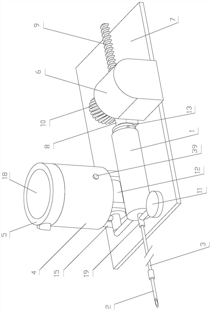 Contrast agent injection device