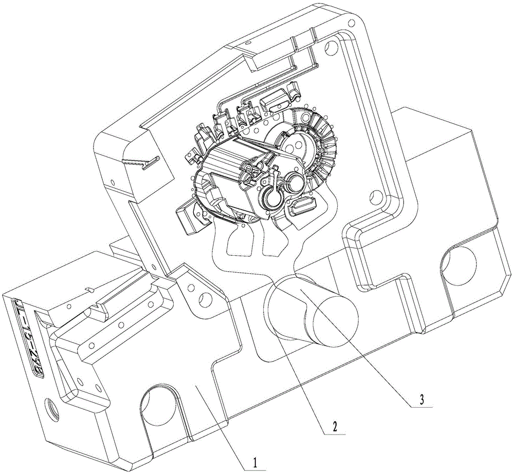 Diversion nozzle material pull structure