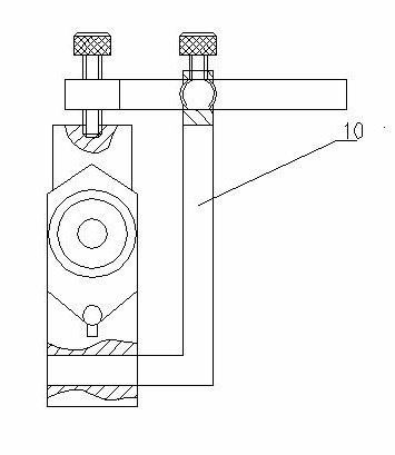 Radial jitter detector for shaft