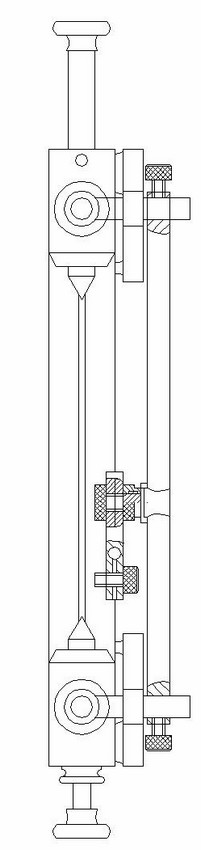 Radial jitter detector for shaft