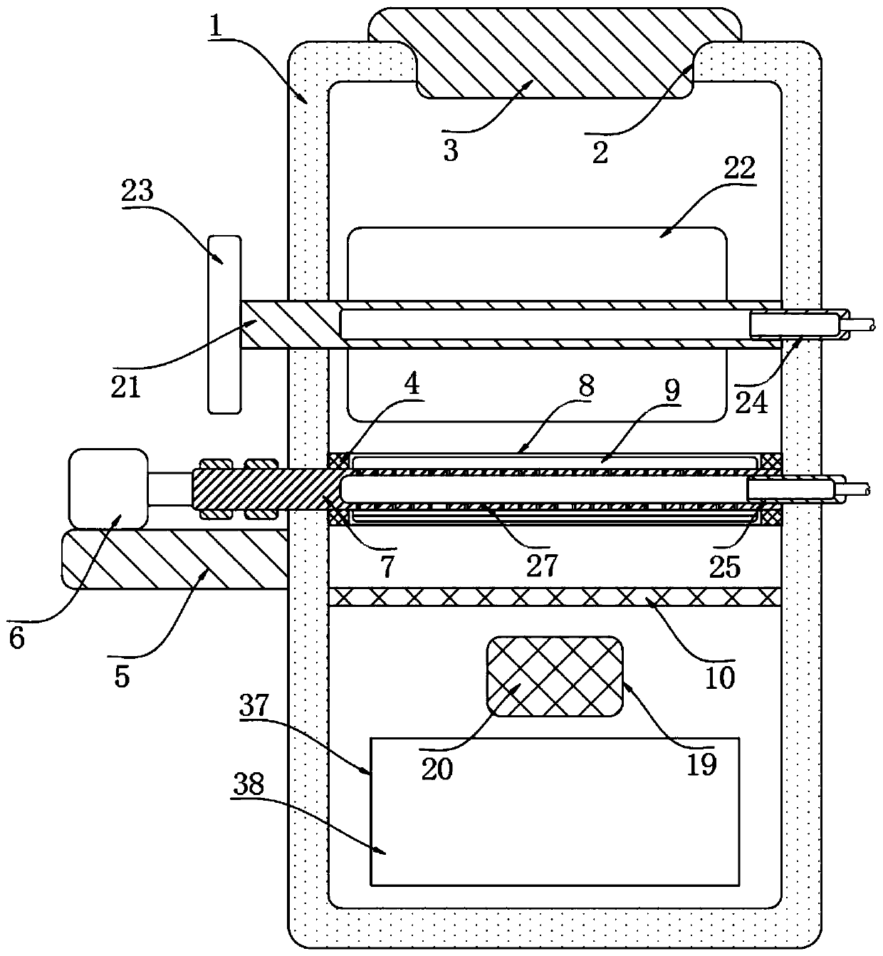 Screening device for soil remediation