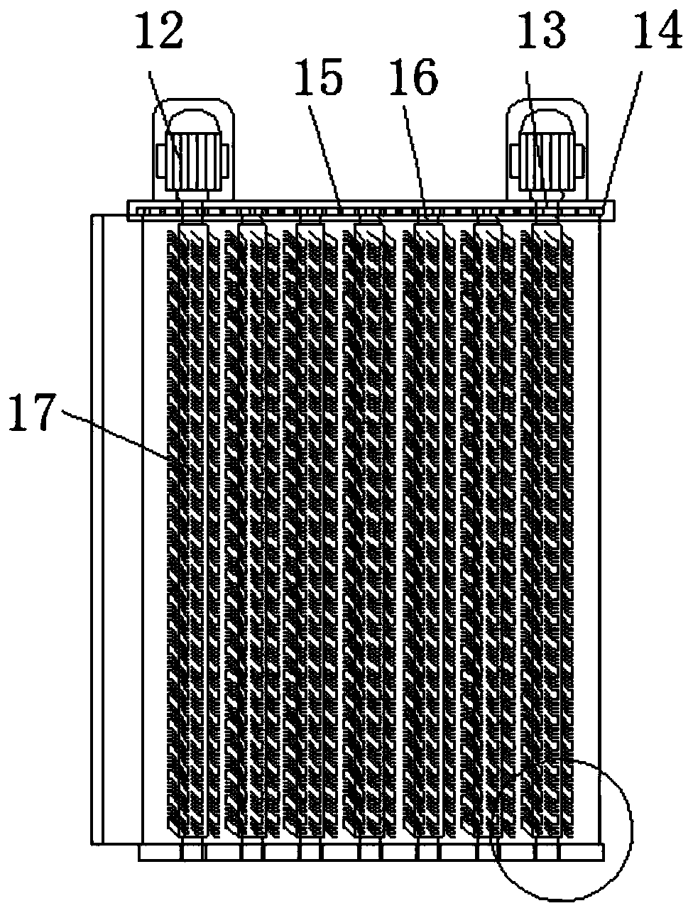 Board grinding device with dust collecting effect
