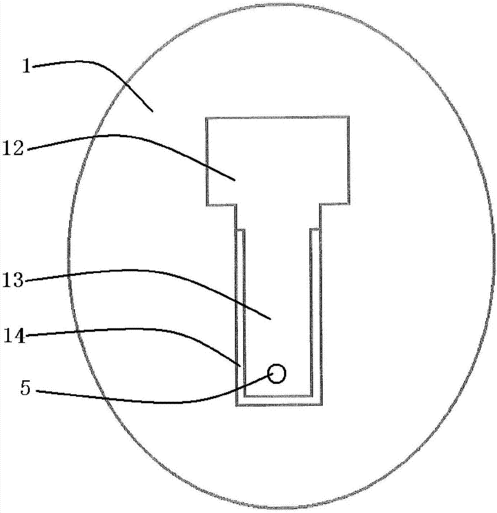 Method for installing thermocouple on inner wall of housing body of high temperature container