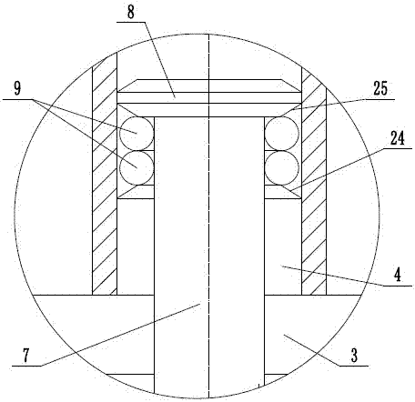 Rotation stopping device for bobbin