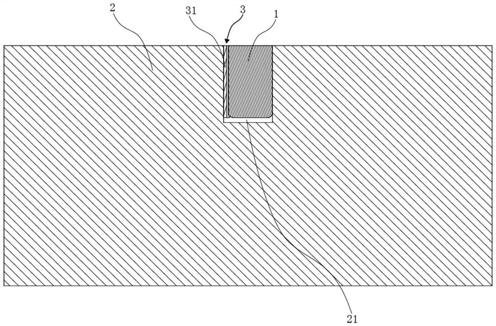 Method for fastening permanent magnet in rotor core of motor