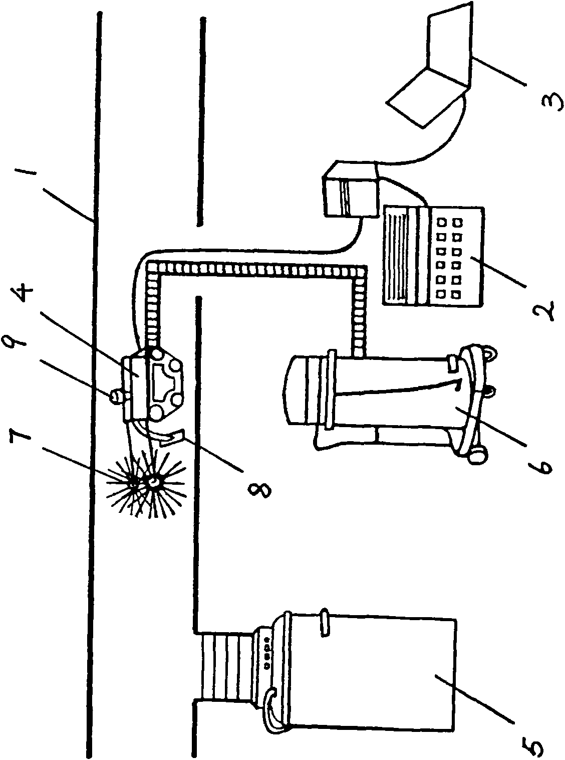 Central air-conditioning air pipe cleaning method