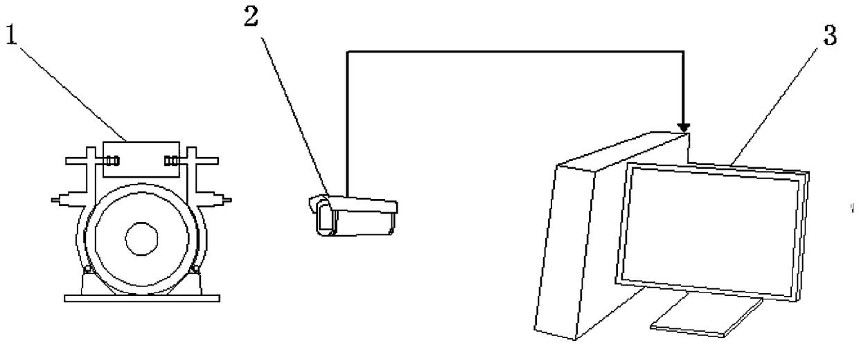 Method for realizing intelligent vision system for synchronous detection of elevator brake spring