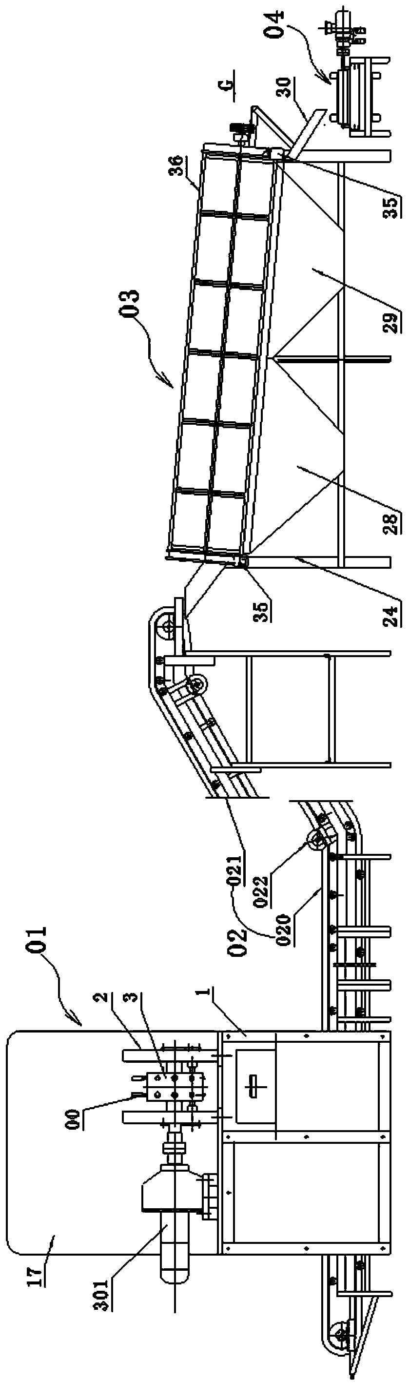 Full-automatic decomposition operation line for small-caliber bullet