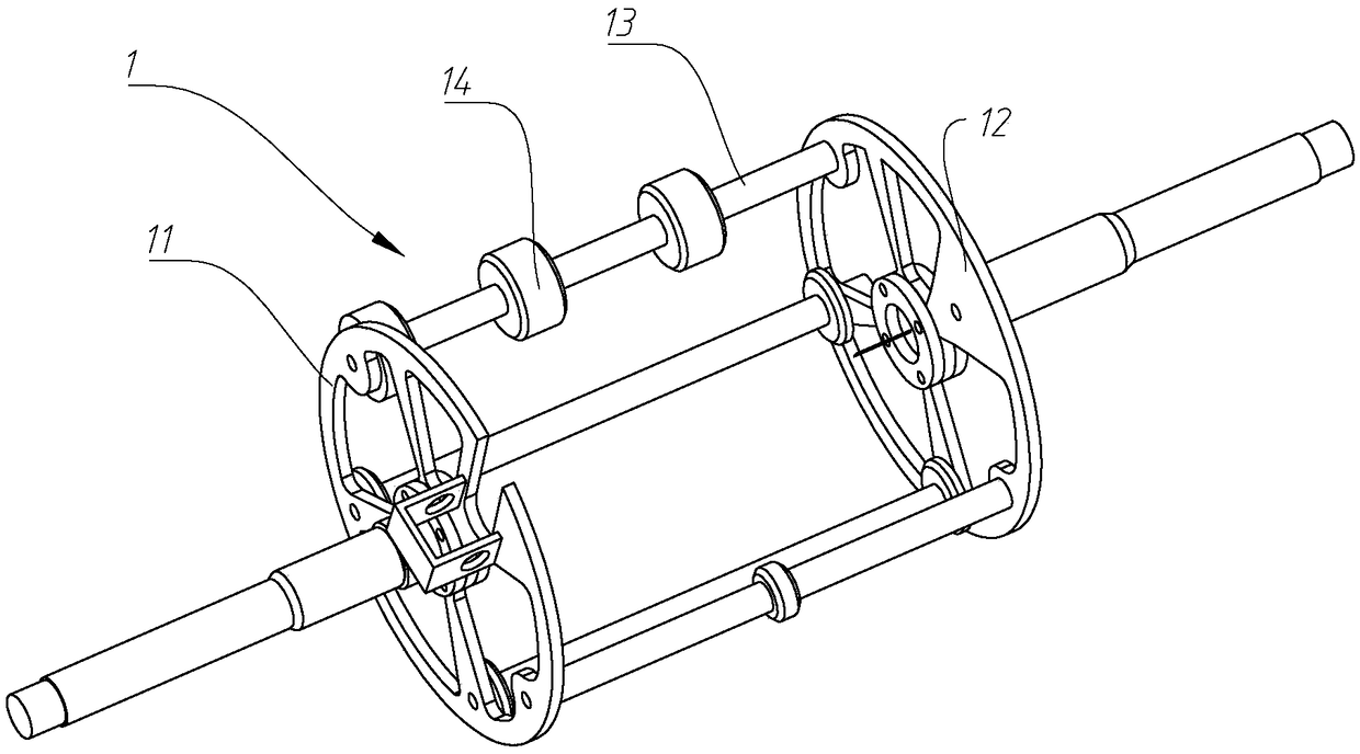 Locating mechanism and rotary cleaning machine comprising same