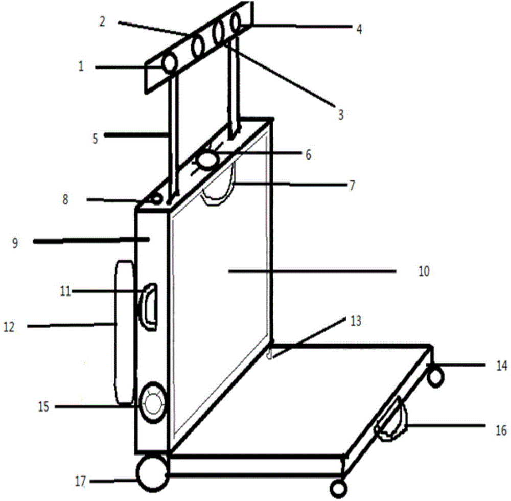 Solar energy antitheft sliding plate travel suitcase capable of being expanded into bed