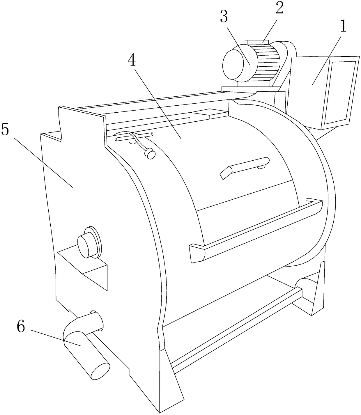 Washing device for cleaning overalls of petroleum refining workers