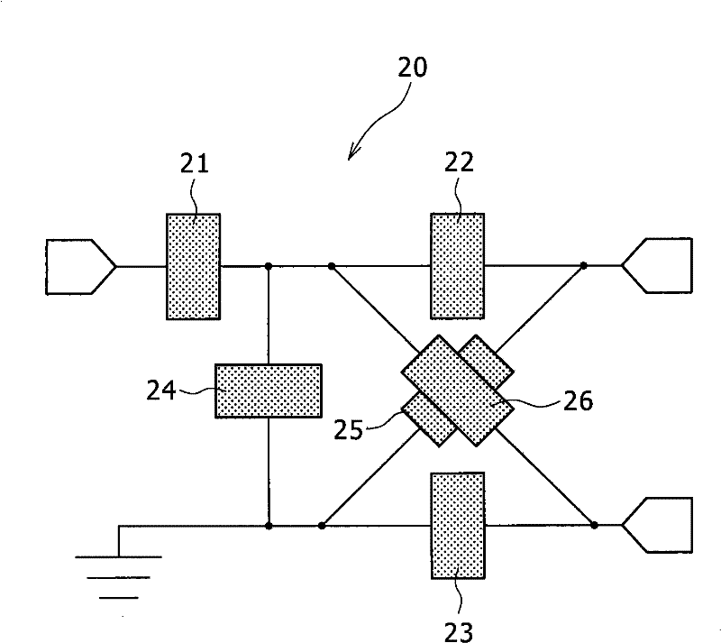 Band-pass filter device, method of manufacturing same, television tuner, and television receiver