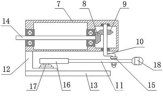 Deflector rod device for aircraft engine fan blade