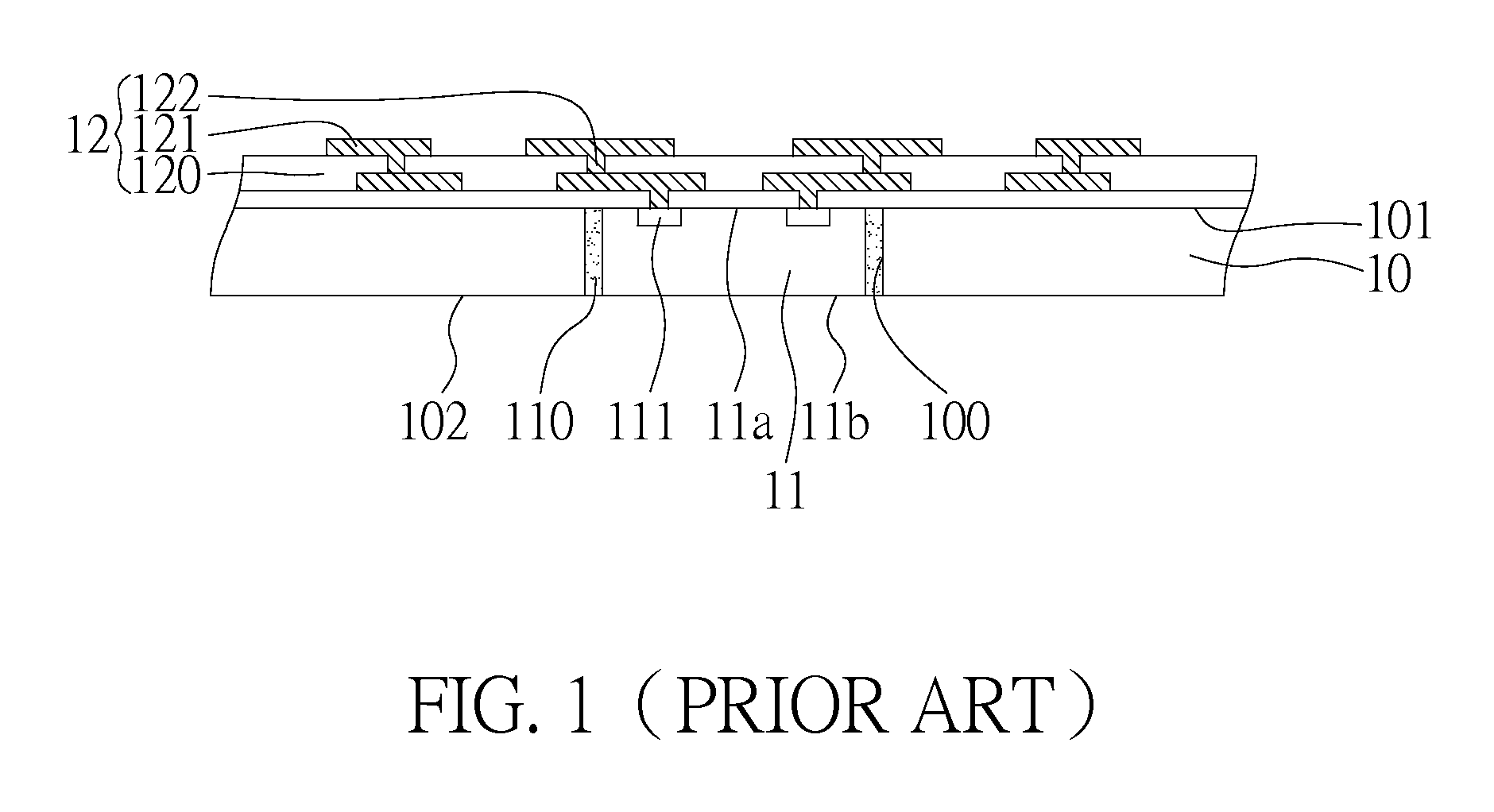 Circuit board structure with embedded semiconductor chip