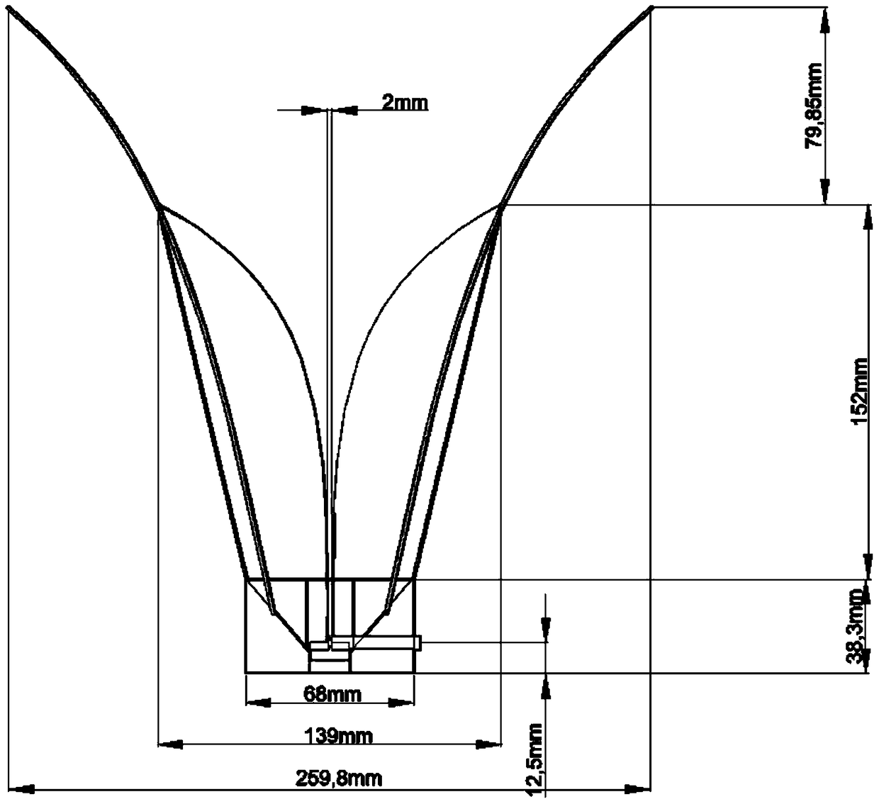 An ultra-wideband tem horn antenna and its modeling method