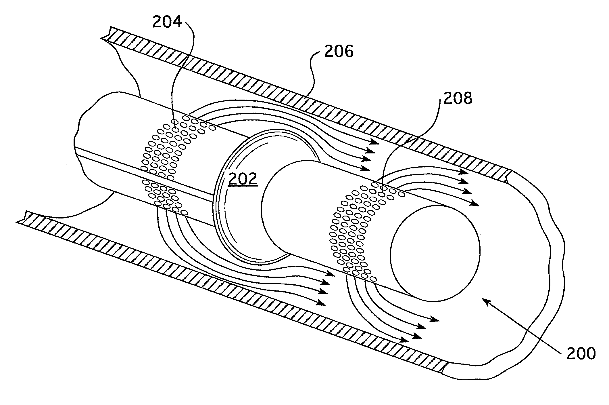 Multiple lumen diffusion catheter