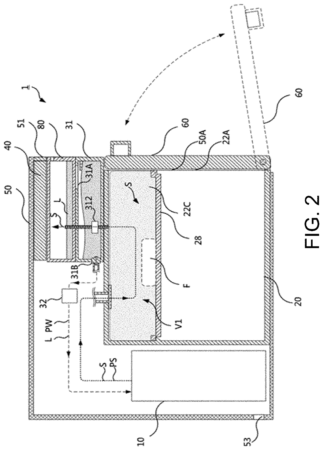 Steam cooking device