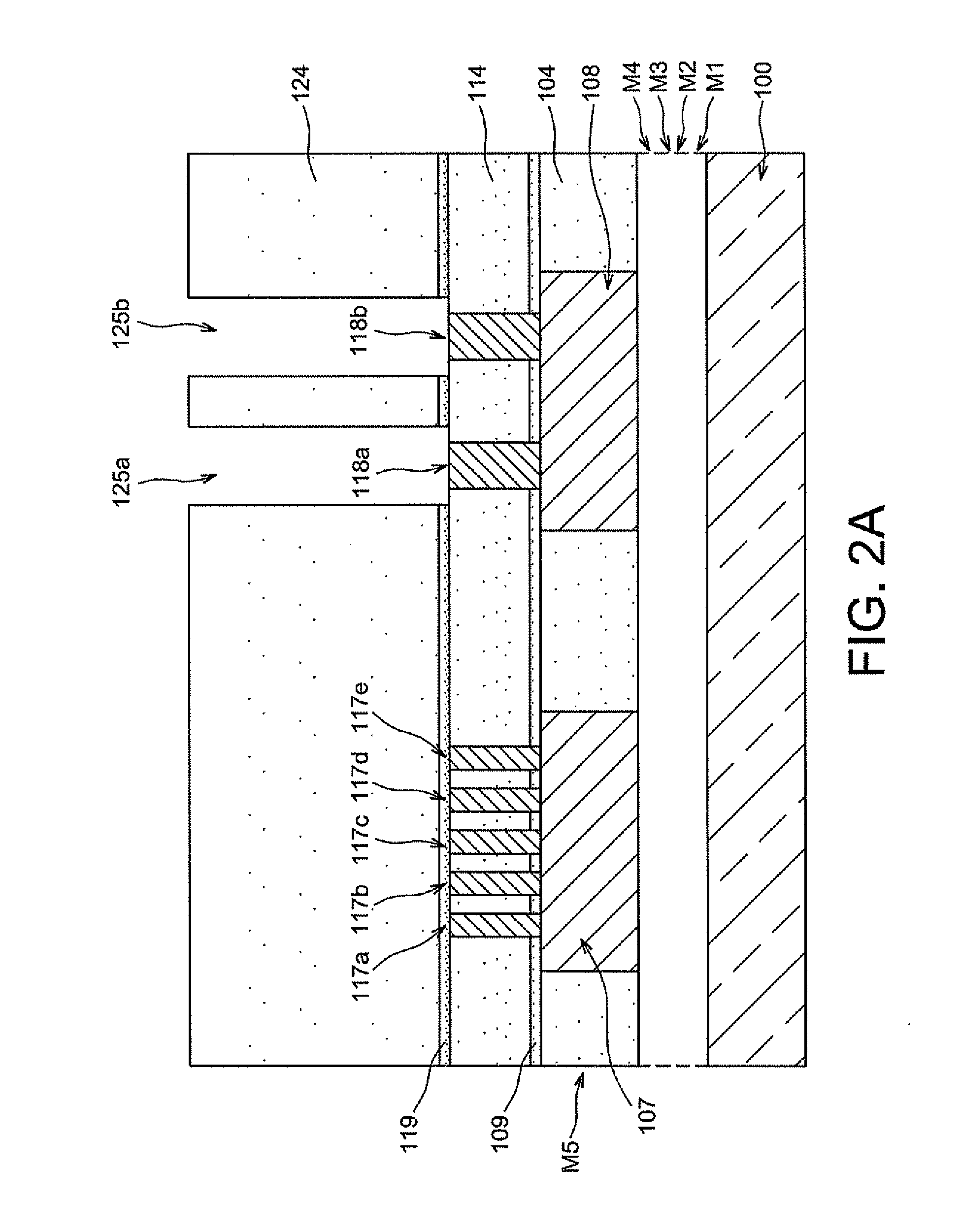 Manufacture of 3 dimensional MIM capacitors in the last metal level of an integrated circuit