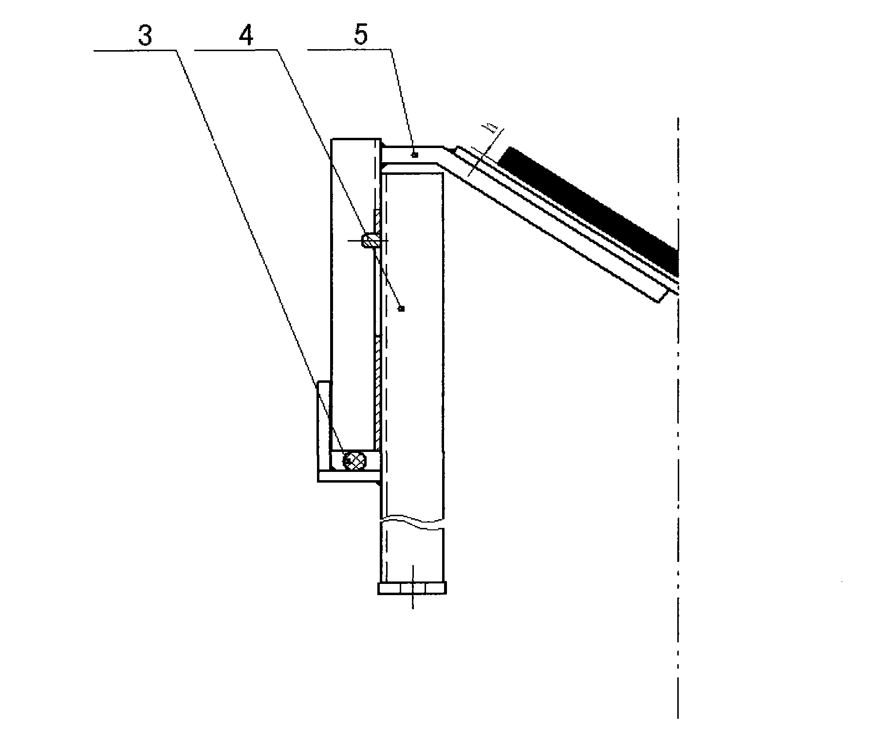 Damping device with controllable hydraulic pressure