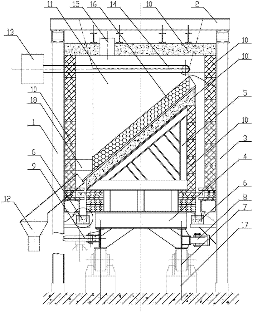 Airtight-ring-type heating furnace insulating from air