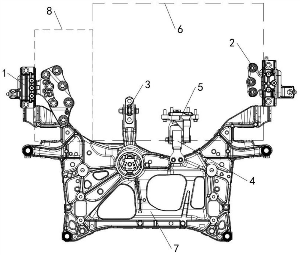 Vehicle power assembly suspension system and vehicle