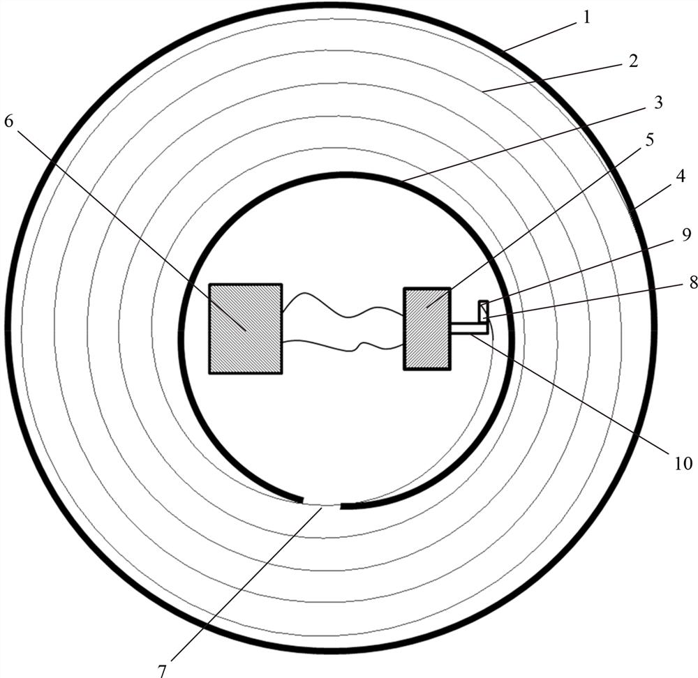 Aero-engine distortion generating device