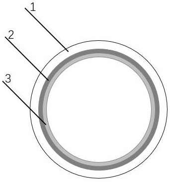 Preparation method of hollow waveguide with silver coating in PEEK plastic pipe