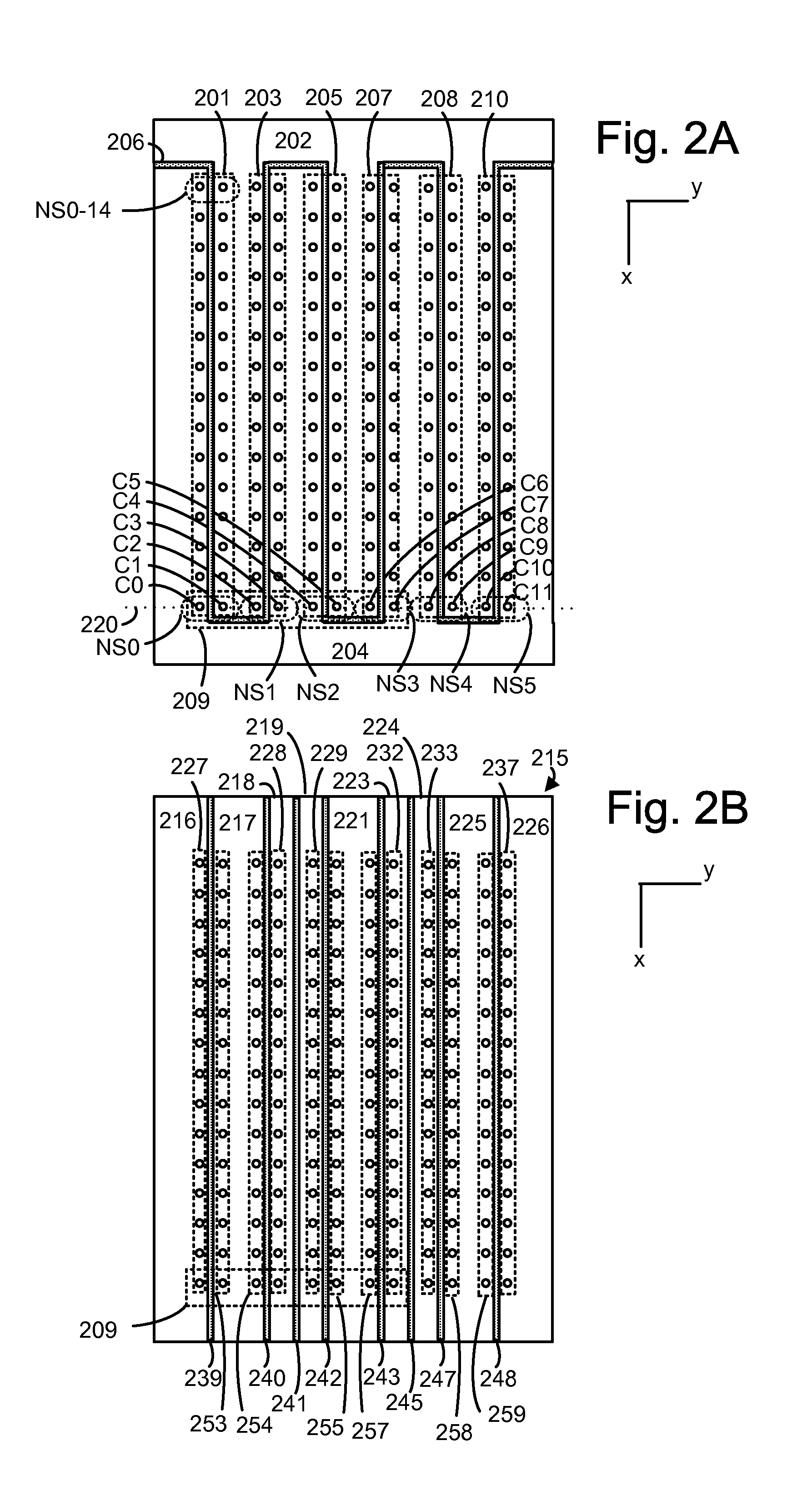 Select gate materials having different work functions in non-volatile memory