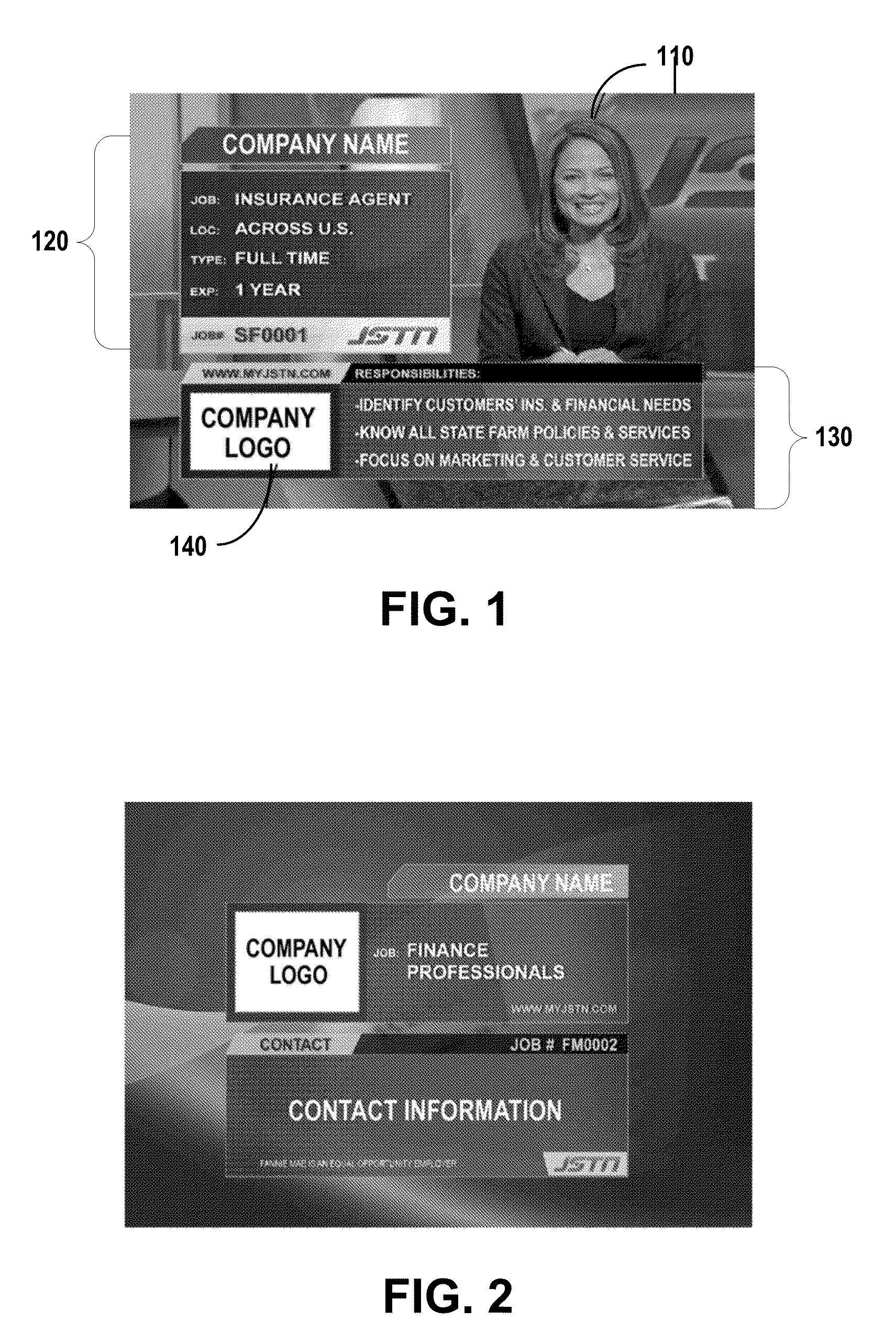 System and method for providing visual job information and job seeker's information