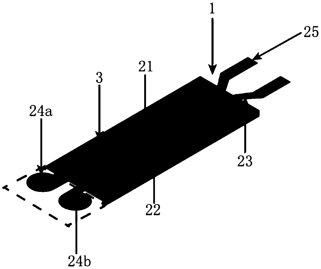 Flexible strip-shaped pH sensor capable of detecting body fluid in real time, and preparation method thereof