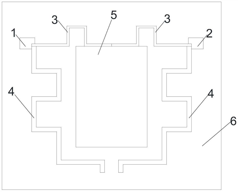 L-band micro-strip low-pass filter and radio frequency front-end transmitting system