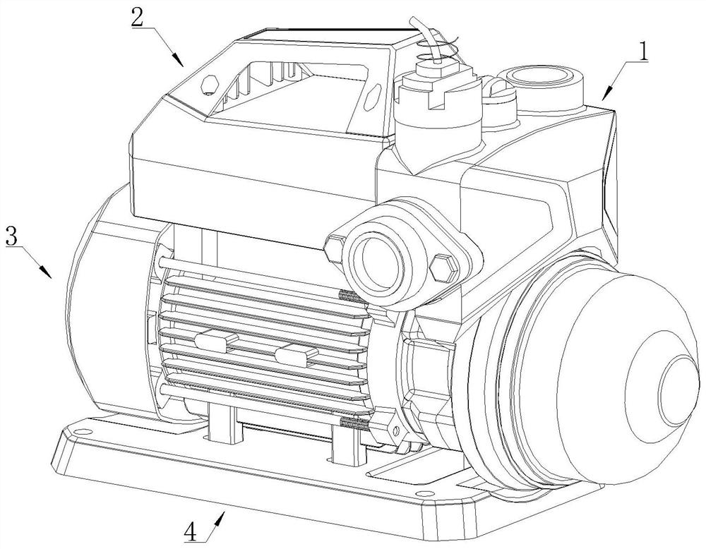 Peripheral pump capable of preventing impurities from caking