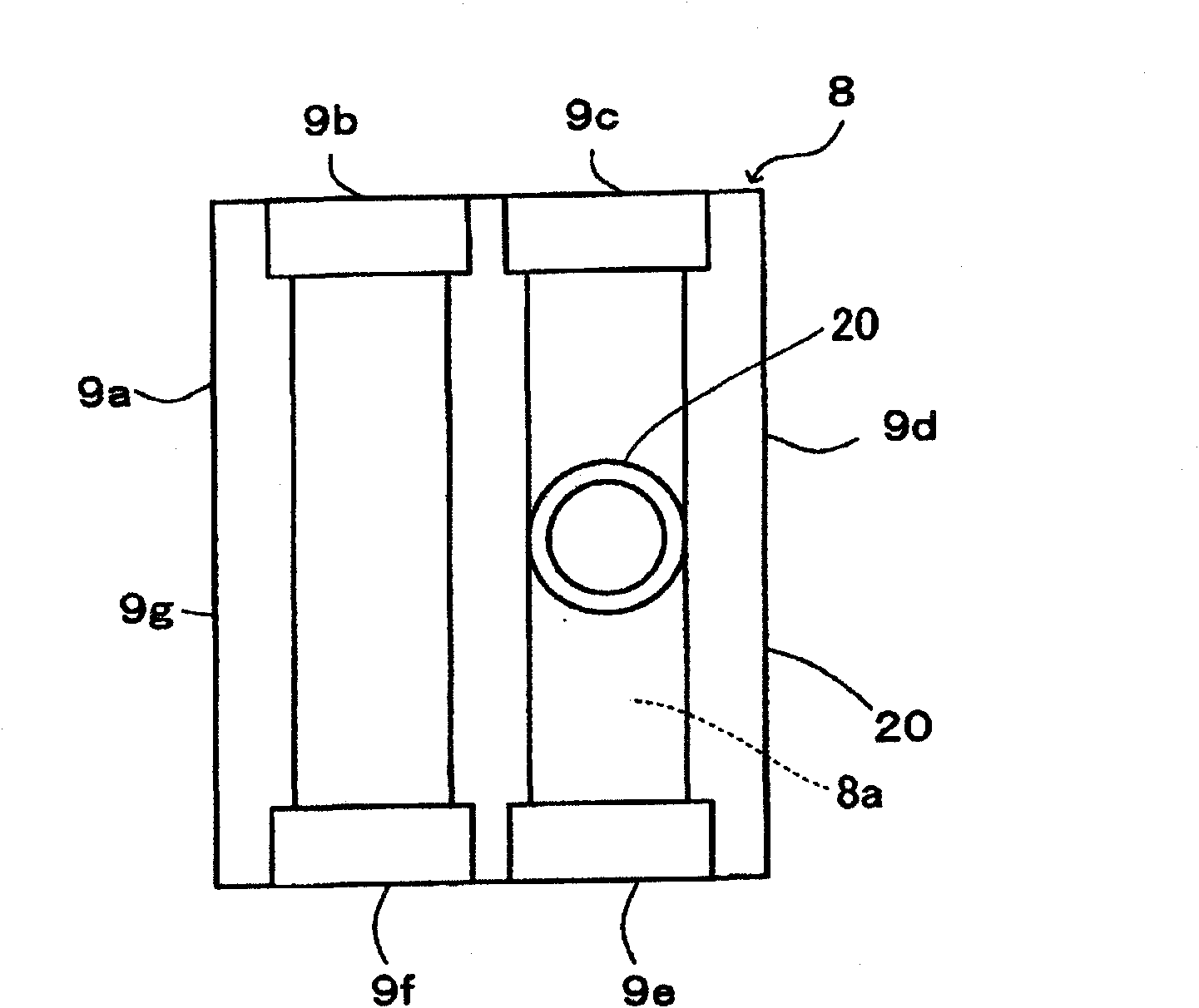Roll-to-roll distance measuring device