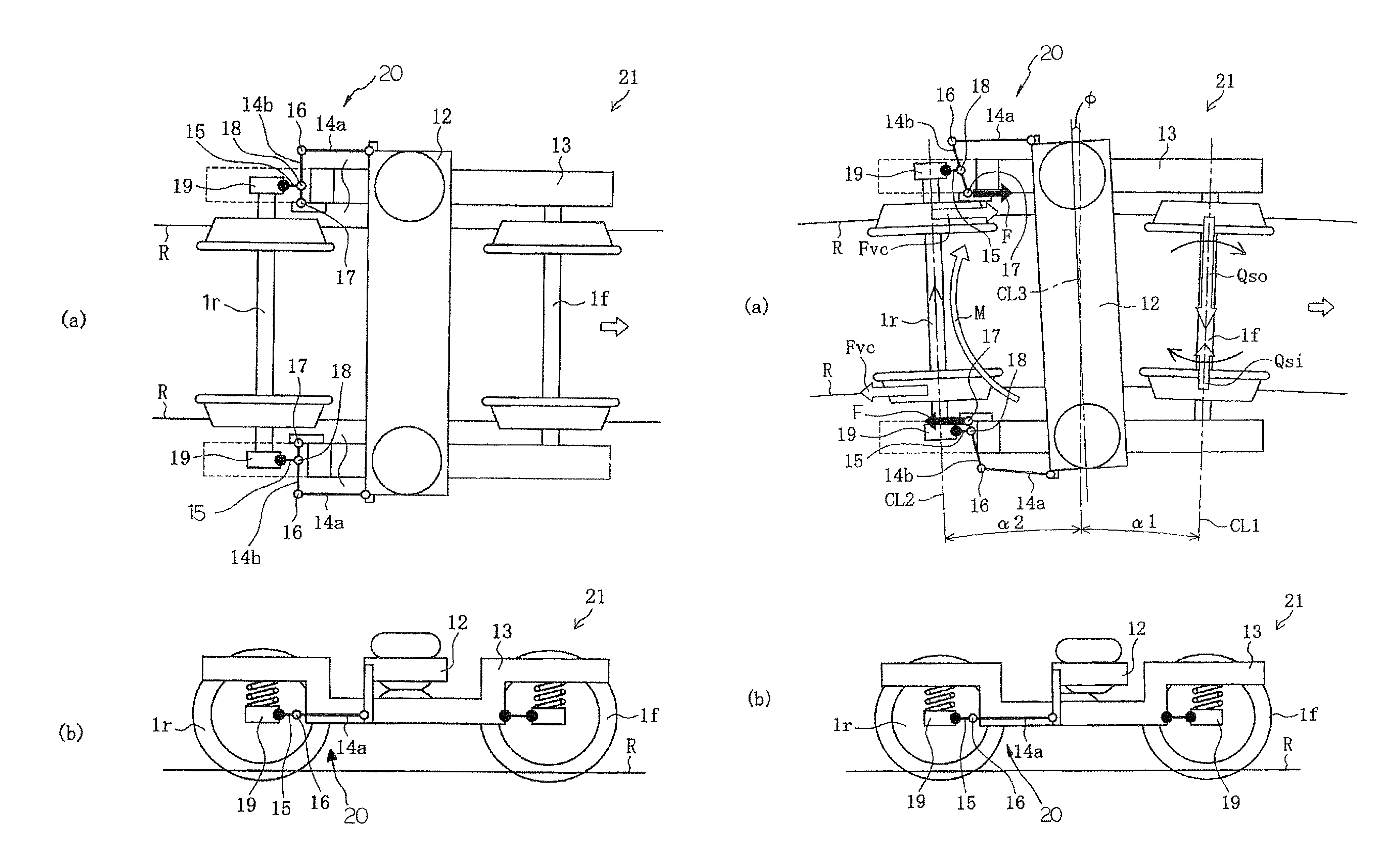 Steerable truck for a railway car, a railway car, and an articulated car