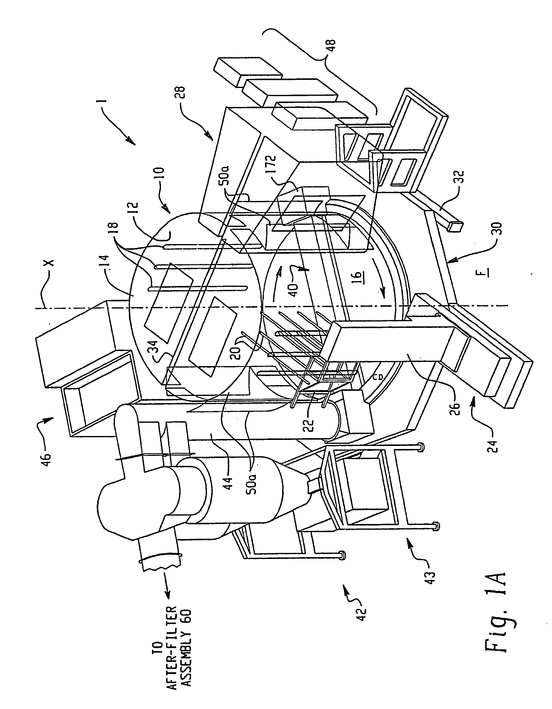 Controlling cyclone efficiency with vacuum interface