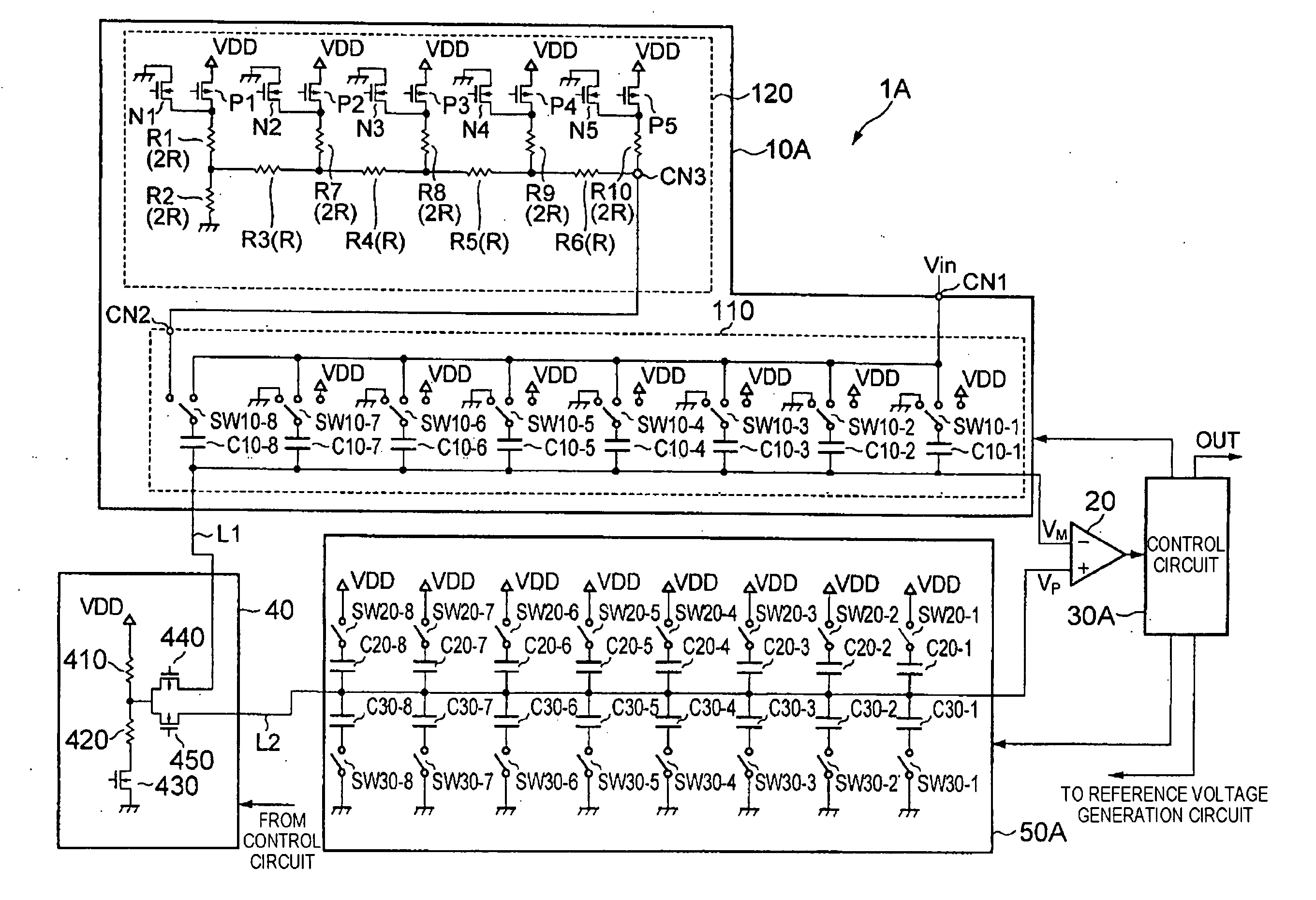 Successive aproximation A/D Converter