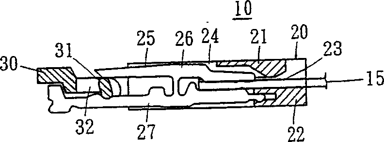 Full-plane soft circuit board connector