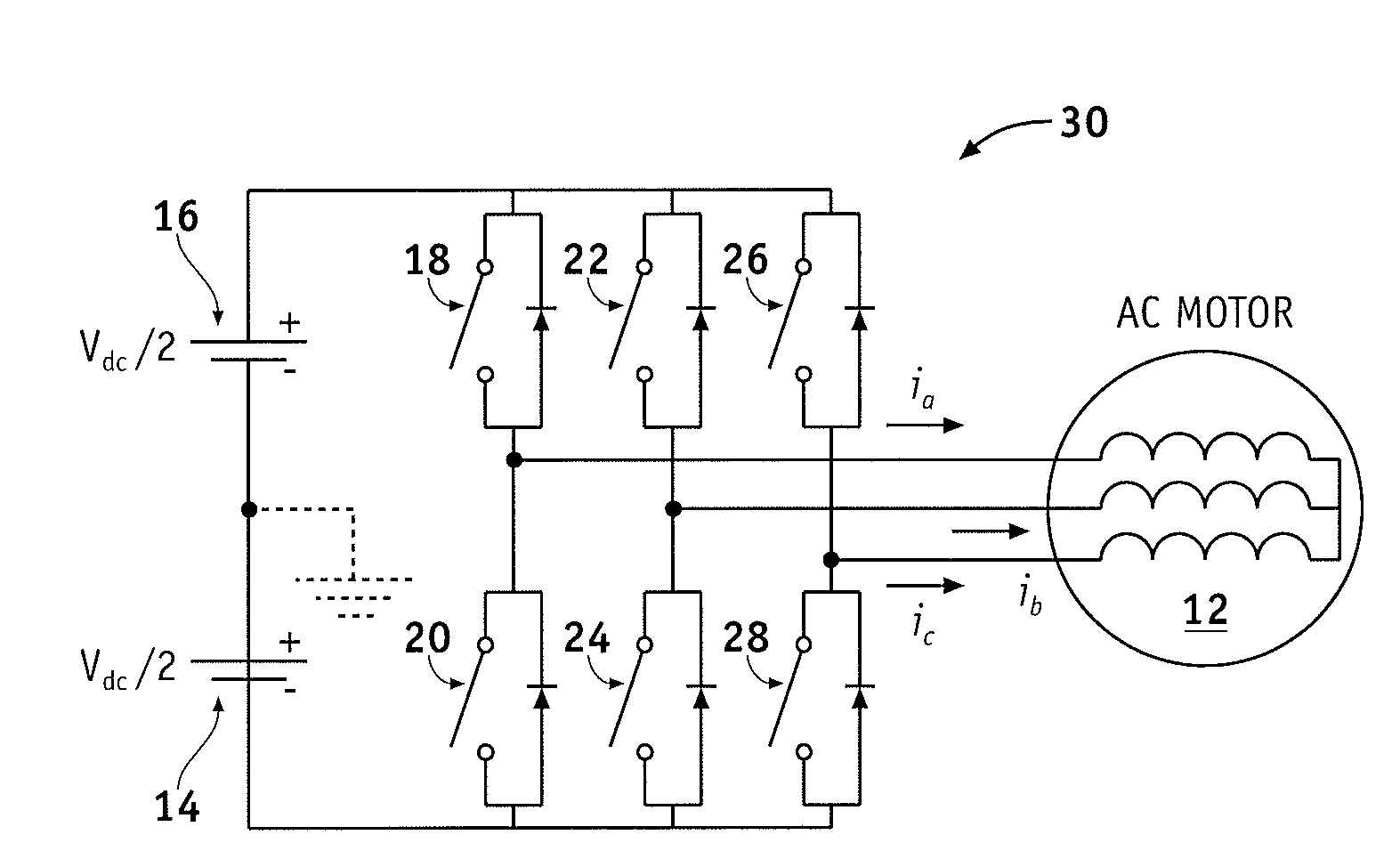 Method and apparatus for pwm control of voltage source inverter to minimize current sampling errors in electric drives