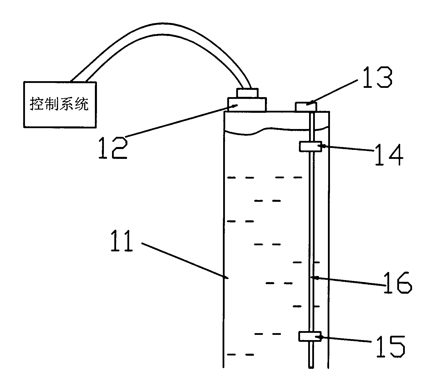 Device for measuring in-situ flow rate change of marine cold seep gas seepage