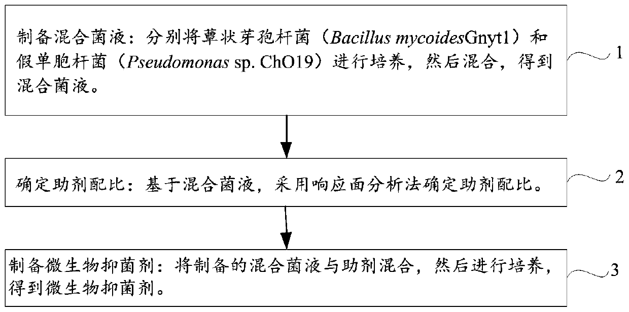 Microbial antibacterial agent and preparation method thereof