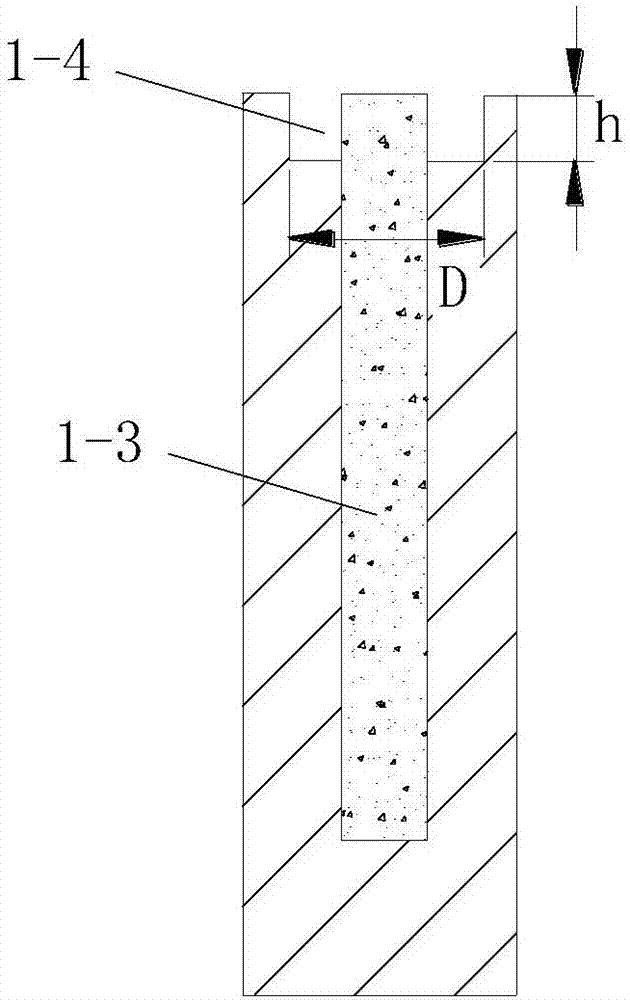 Forming device and forming construction process for reverse screw pile