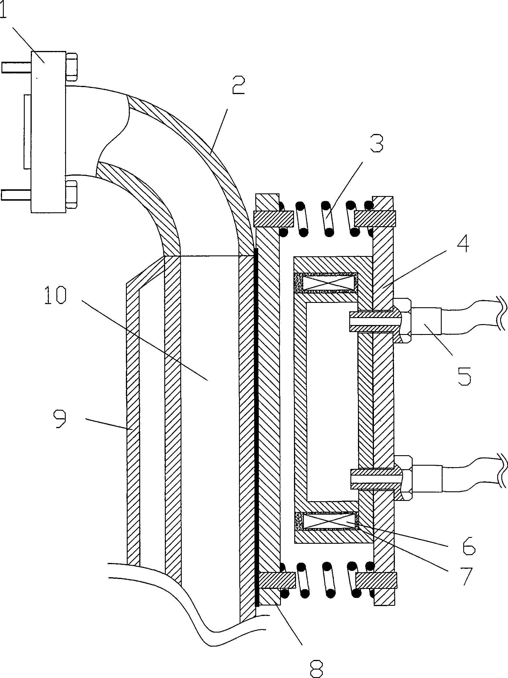 Heat recovery device of controllable vehicle exhaust