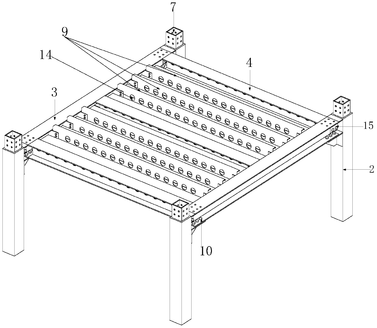 Assembled building system based on inner insertion plate and clamping plate connecting beam column nodes