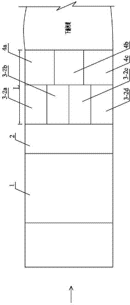 Boulder apron energy dissipating and scour preventing structure and construction method thereof
