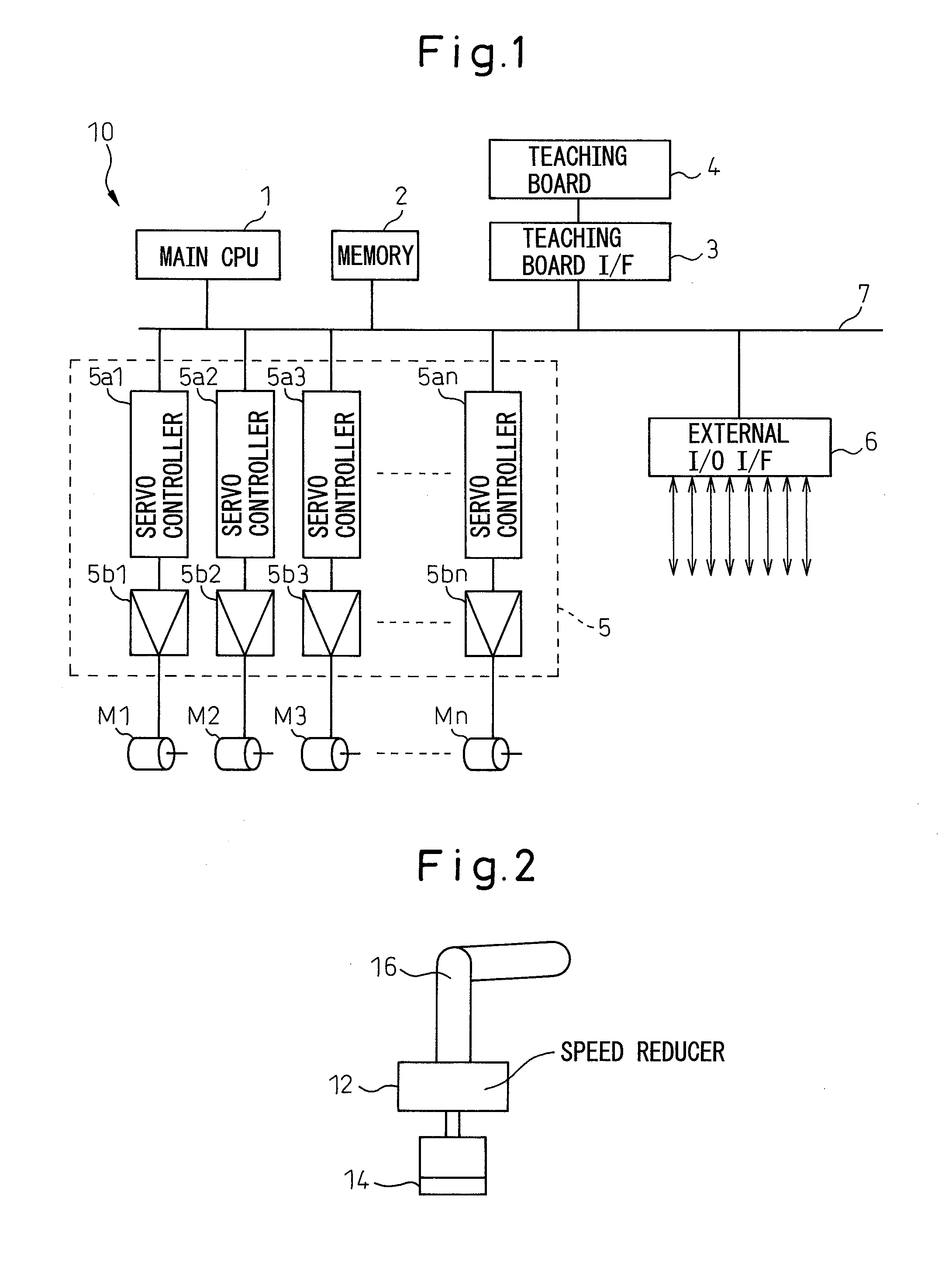 Robot controller having component protecting function and robot control method