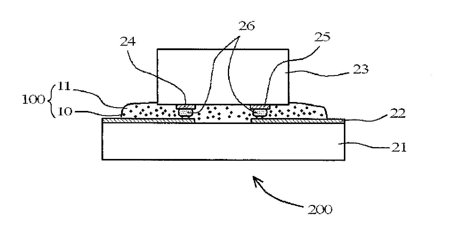 Light-reflective anisotropic conductive adhesive and light-emitting device