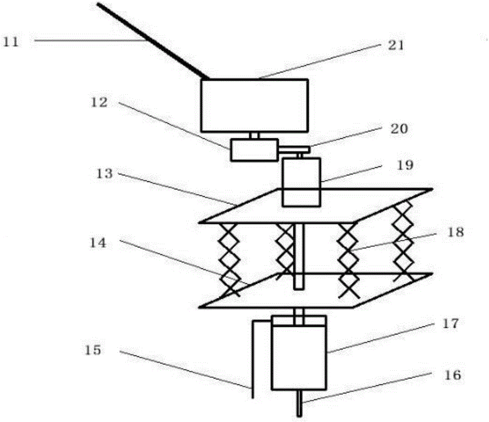 Highway truck monitoring system based on catenary electric propulsion technology and method thereof