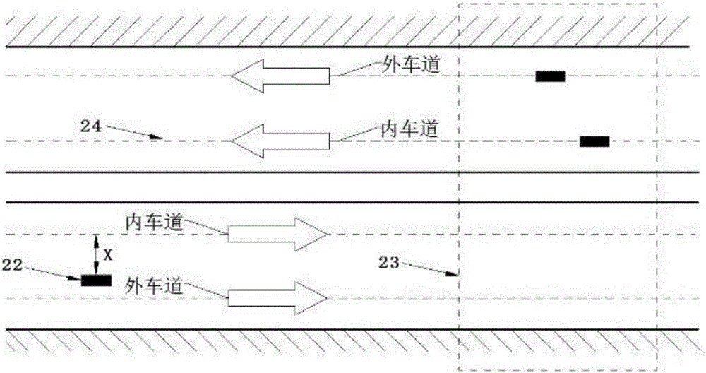 Highway truck monitoring system based on catenary electric propulsion technology and method thereof