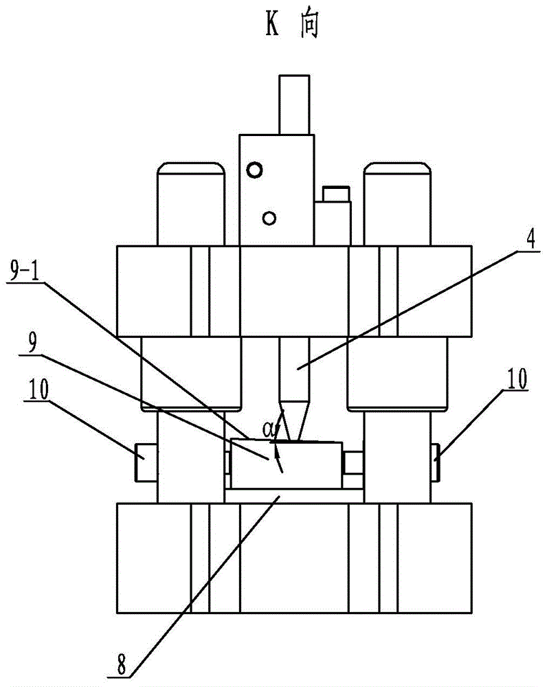 Measuring components on an inner ring measuring device for an automatic ball bearing assembly machine